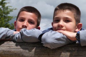 Carlos y Pablo, los mini-peregrinos